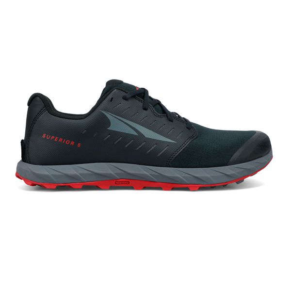 Chaussures De Trail Altra Superior 5 Homme, Noir Rouge | France-4389